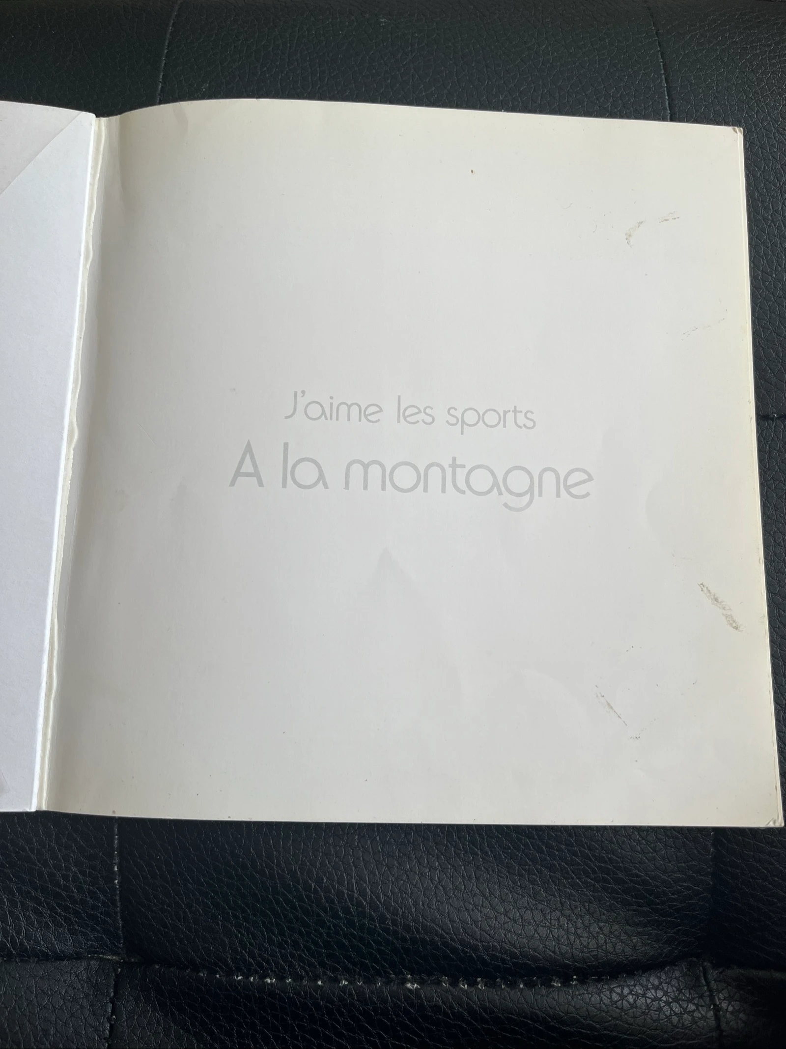 Livro vintage eu amo esportes na montanha – photo 3